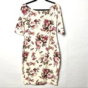 Mother Bee Maternity Floral Dress